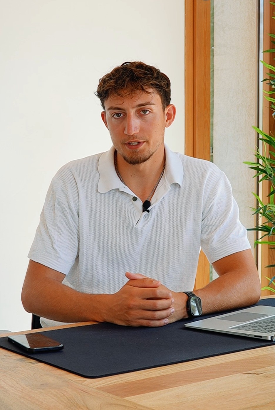 man sitting at office